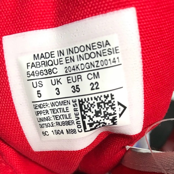 NWT Converse Ctas HI Silver/Elect W AUTHENTIC - Picture 8 of 8